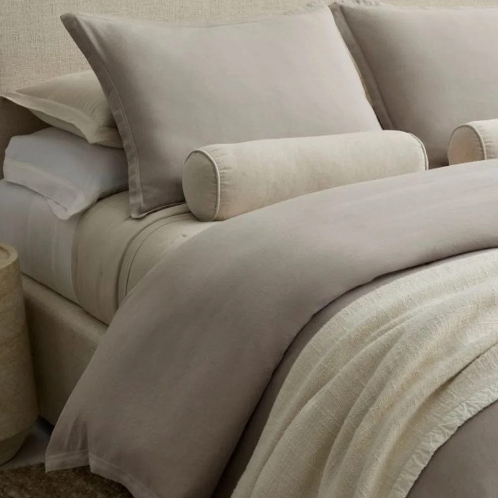 West Elm Signature TENCELtm Linen Sheet Set, King ,White, Retail Price $299.00US